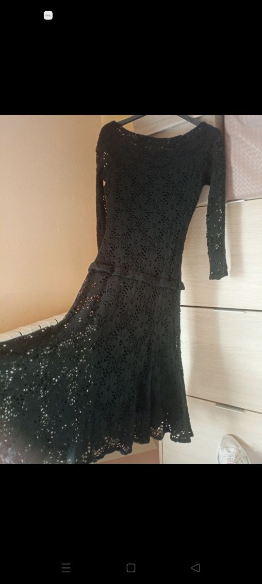 Vestido crochet..