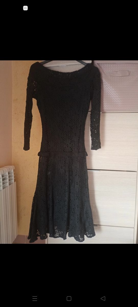 Vestido crochet..