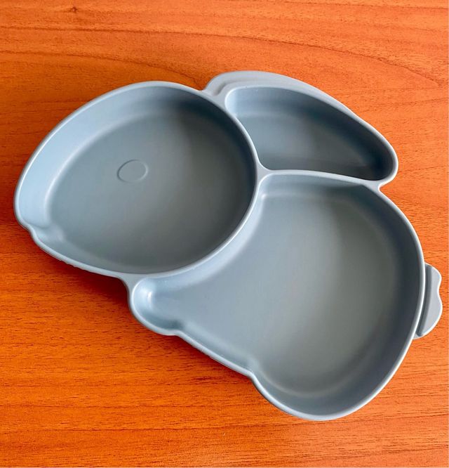 Set plato - bol - vaso silicona bebé