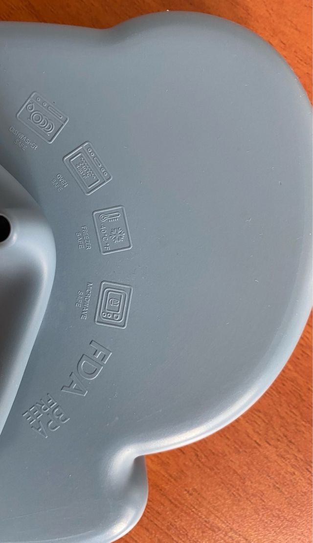 Set plato - bol - vaso silicona bebé