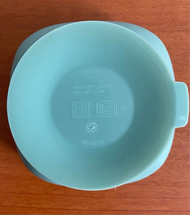 Set plato - bol - vaso silicona bebé