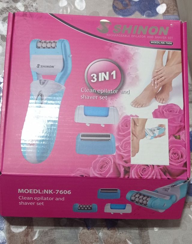 Rasoio elettrico depilazione 3in1
