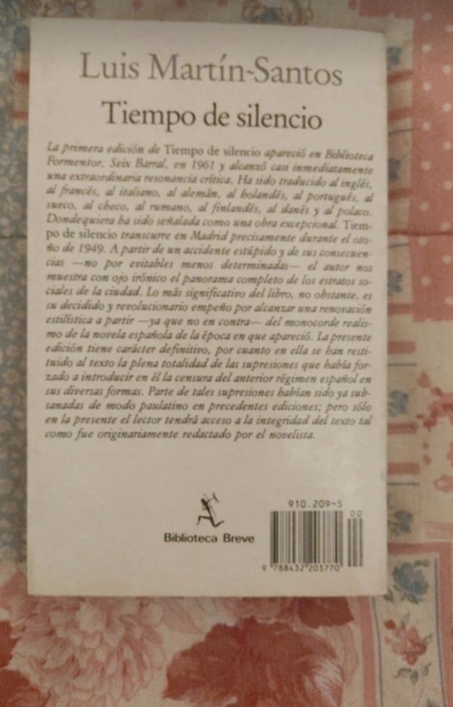 Libro Tiempo de Silencio