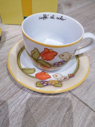 Set 2 tazze grandi con piattino THUN