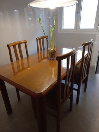 Mesa de comedor madera de teka