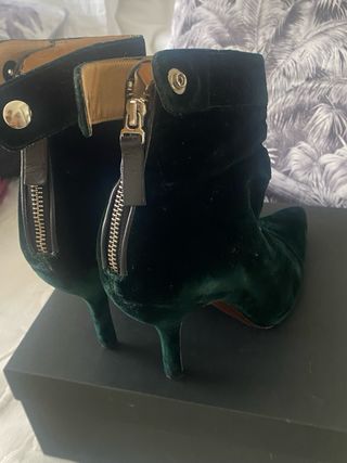 Botines de terciopelo de Bimba&Lola