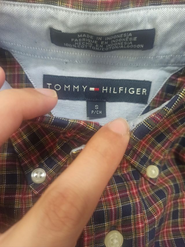 Camicia Tommy Hilfiger, taglia S.