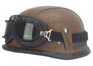 Casco alemán polipiel