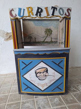Teatro infantil de guiñol antiguo 