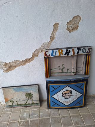 Teatro infantil de guiñol antiguo 