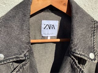 Chaqueta cazadora tejana corta Zara