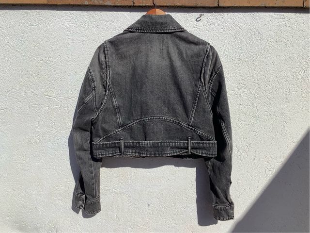 Chaqueta cazadora tejana corta Zara