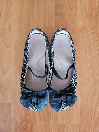 Manoletinas Garvalin Talla 32 leopardo