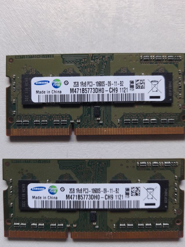 RAM per portatile 4GB Samsung