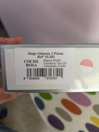 Juego NUEVO de sabanas coche
