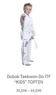 TRAJE/DOBOK TAEKWONDO5/6 AÑOS + REGALO CAMISETA