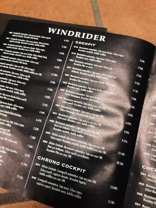 Catalogo BREITLING con lista de precios