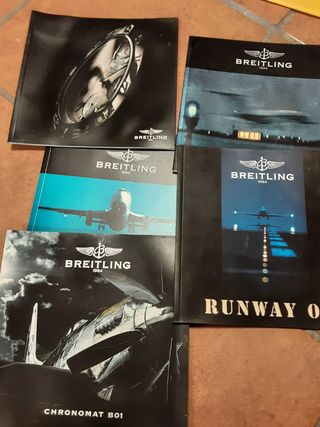 Lote catálogos BREITLING