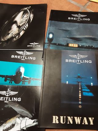 Lote catálogos BREITLING
