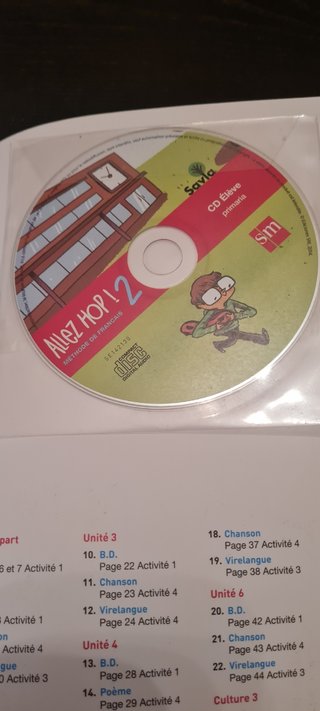 Libro francés Allez Hop!