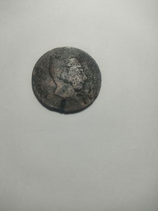Moneda 10 céntimos Alfonso XII.