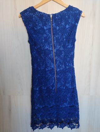 Vestido corto encaje 