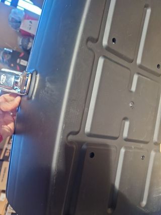 Baúl rígido moto custom NEGRO MATE KAWASAKI HONDA