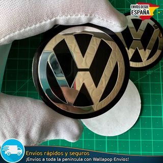 X4 Emblemas Volkswagen 56mm Pegatinas Tapacubos