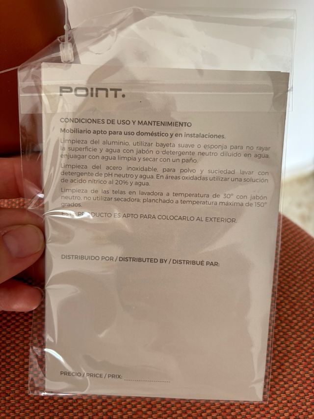 Taburete Diseño Point anaranjado-rojo