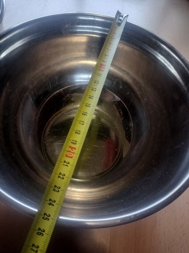 6 fuentes acero inoxidable 