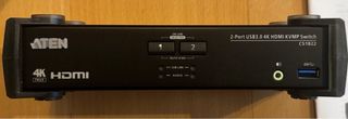 ATEN PROFESIONAL 2 puertos KVM USB 3, HDMI, 4K,.. 