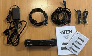 ATEN PROFESIONAL 2 puertos KVM USB 3, HDMI, 4K,.. 
