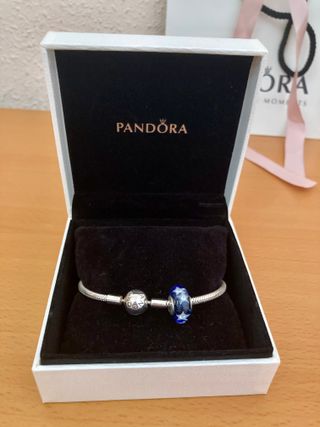 Pulsera Pandora + Charm