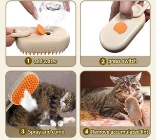 Spazzola a vapore per animali pulizia