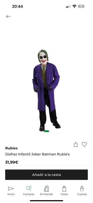 Disfraz niño Joker