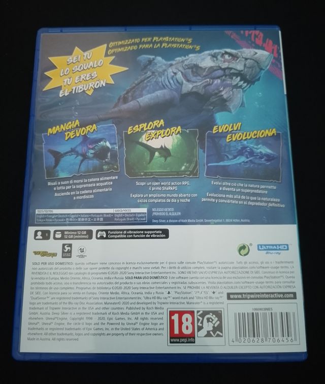 🇪🇦 (DESPRECINTADO) Maneater PS5