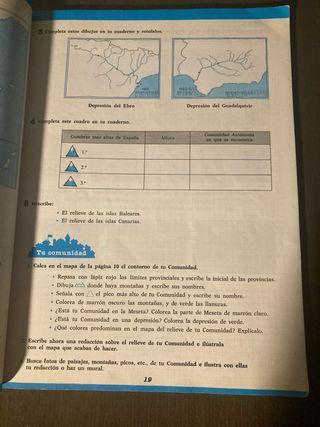 Libro de EGB de sociales 4. Santillana