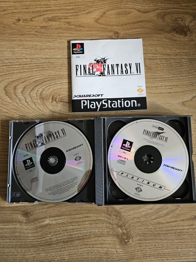 Final Fantasy VI y VII PS1.