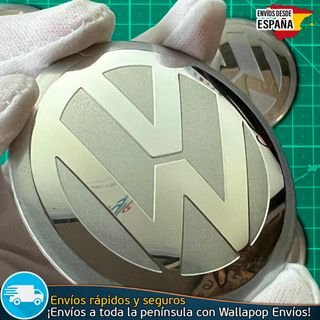 X4 Emblemas Volkswagen 60mm Pegatinas Tapacubos