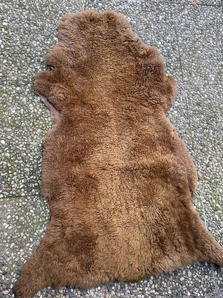Tappeto in pelo di capra 