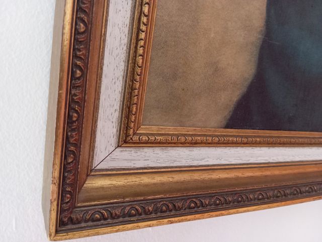 Antiguo cuadro madrecita