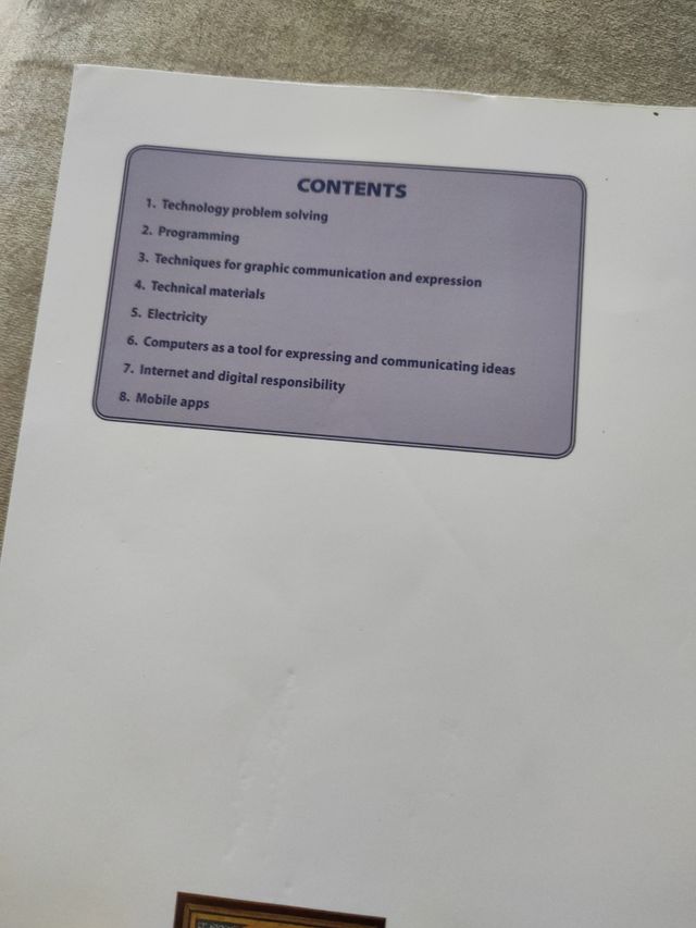 Eso 1. TECHNOLOGY, PROGRAMMING AND Robot