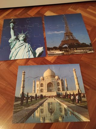 Puzzle de 6, 12 y 24 piezas de madera