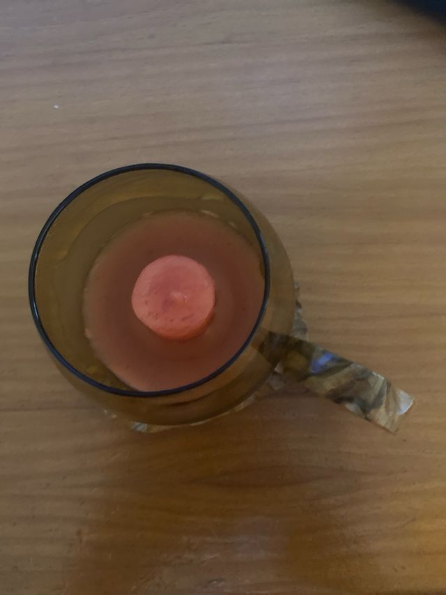 Palmatoria con base de madera de olivo