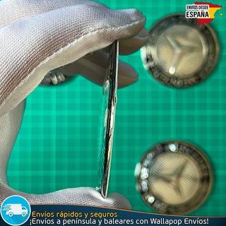 X4 Emblemas Mercedes Benz 65mm Pegatinas Tapacubos