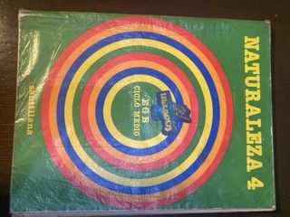 Libro de EGB de naturaleza 4. Santillana.