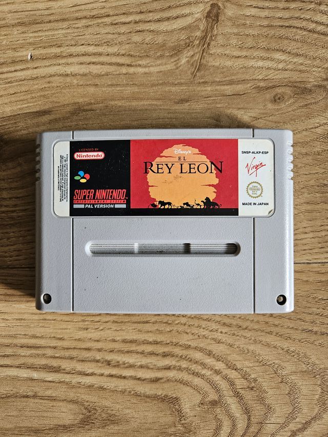 Juego EL Rey Leon SNES