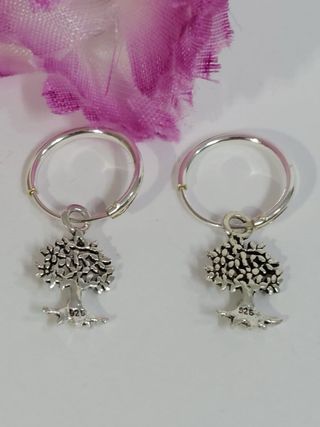 Pendientes Arbol De La Vida De Plata De Ley 925