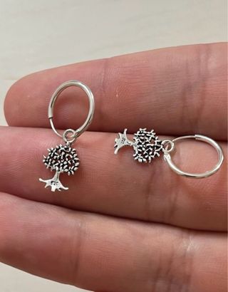 Pendientes Arbol De La Vida De Plata De Ley 925