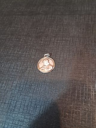 Medalla plata corazón de Jesús 
